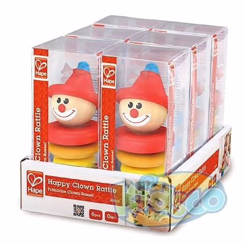 Hape E0010A Happy Clown Rattle