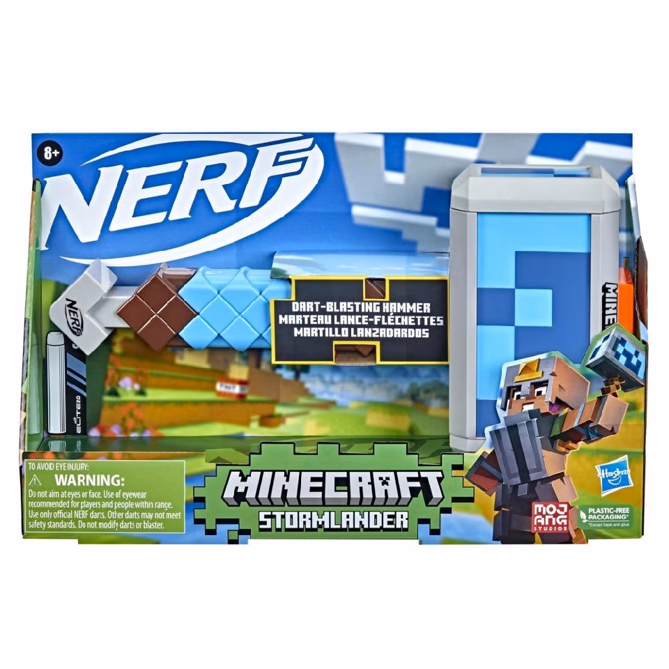Hasbro F4416 Нерф Майнкрафт Молот Штормландер