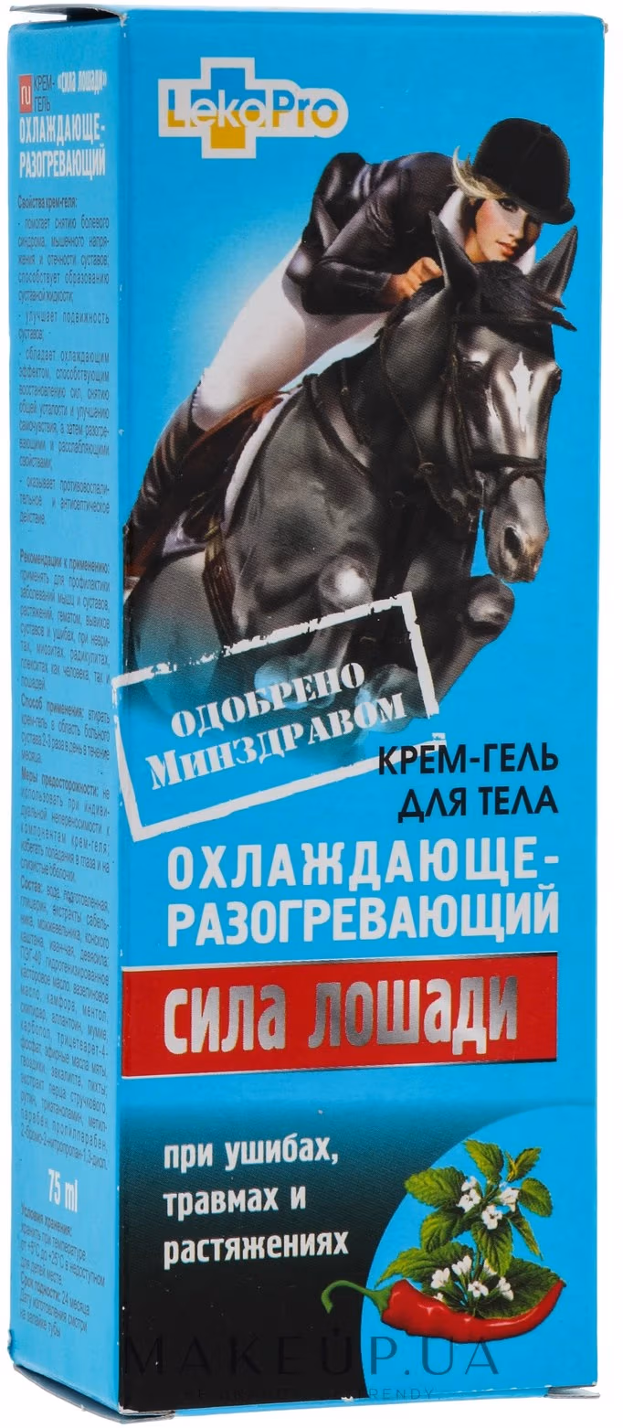 LekoPro SILA LOSADI crema-gel racoritoare-incalzitoare 75 ml