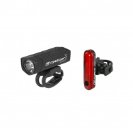 Комплект фар для велосипеда Force USB DOT front+rear thumbnav