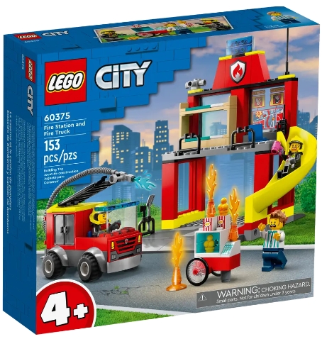 Конструктор Lego City Fire Station and Fire Truck 60375 от 4+ лет photo 1 Конструктор Lego City Fire Station and Fire Truck 60375 от 4+ лет photo 1