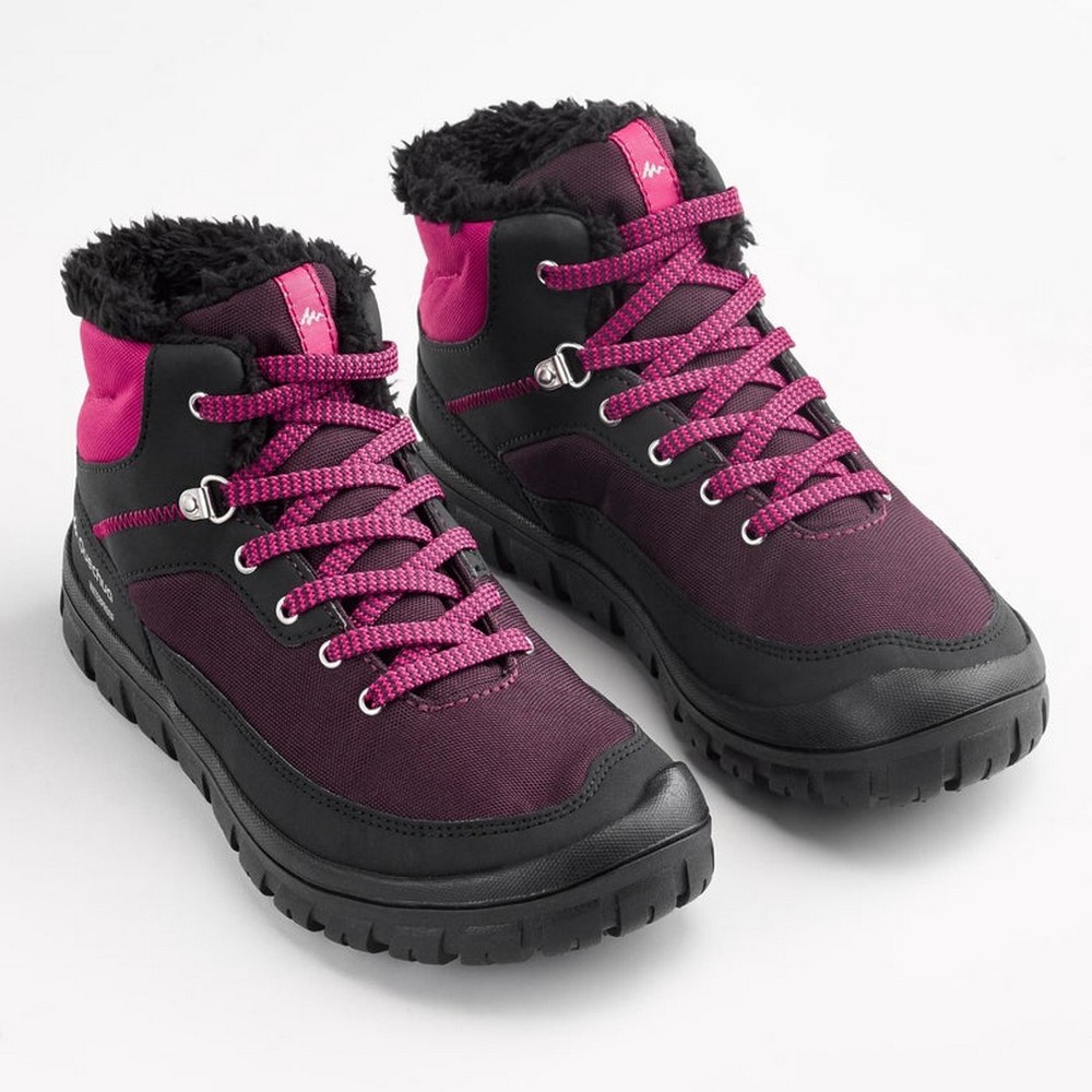 Ботинки Quechua SHOES SH100 WARM LACE MID JUNIOR / 37.5 см / Розовый photo 2