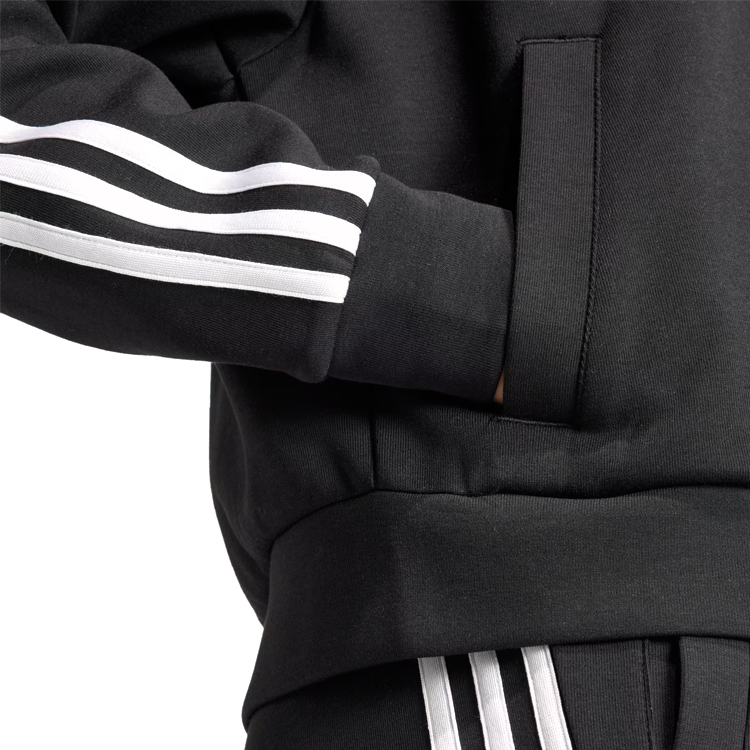 Hanorac Adidas W FI 3S FZ HD XXS Negru Femei photo 3