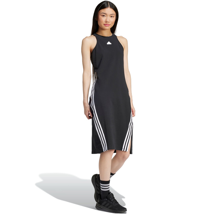 Rochie Adidas W FI 3S DRESS XXS Negru Femei photo 4