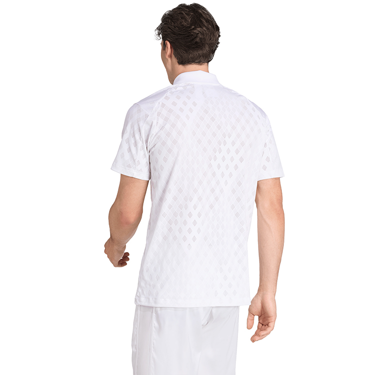  Polo pt bărbați Adidas POLO PRO S Alb  photo 2