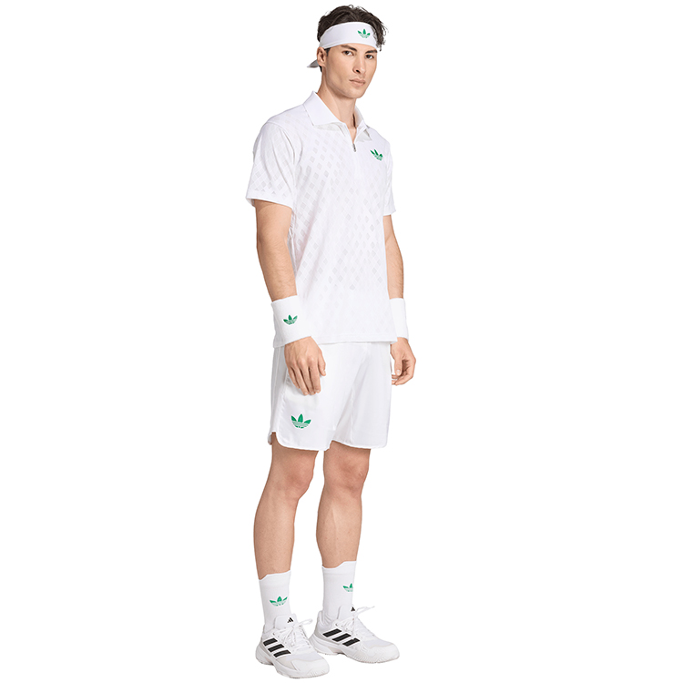  Polo pt bărbați Adidas POLO PRO S Alb  photo 3