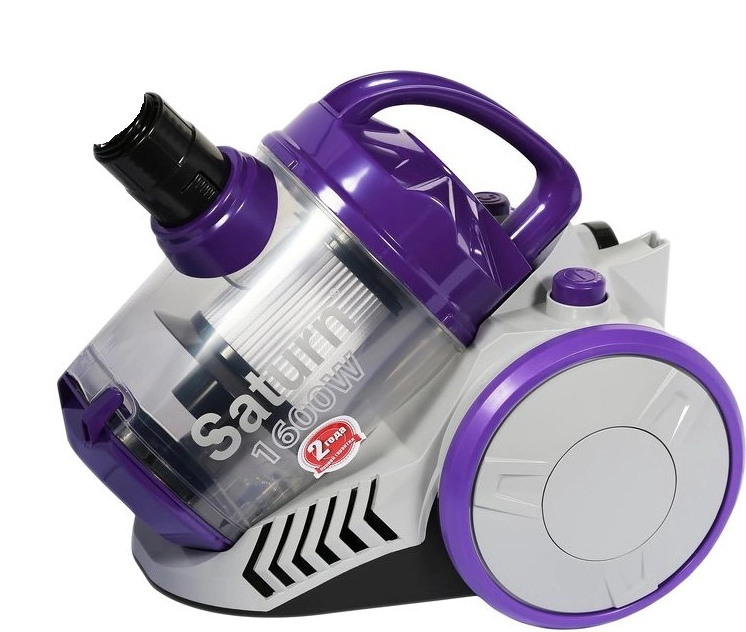 Aspirator cu container Saturn ST-VC0275, 1600 W, 78 dB, Violet