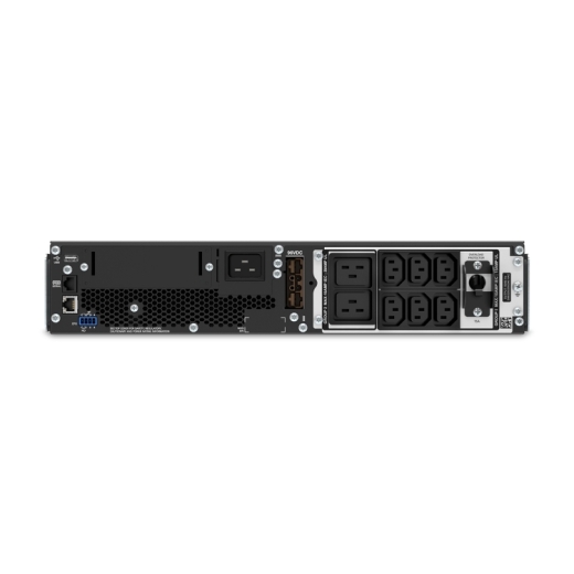 APC Smart-UPS Rack Mounting SRT3000RMXLI-NC, 3000VA/2700W, Double Conversion Online, 10 x IEC Sockets ( 8 IEC C13, 2 IEC C19 all 10 Battery Backup + Surge Protected), LCD Display, AP9631 Network Management Card photo 4