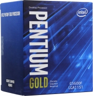 Intel® Pentium® Gold G5600F, S1151, 3.9GHz (2C/4T), 4MB Cache, No Integrated GPU, 14nm 54W, Box thumbnav 1
