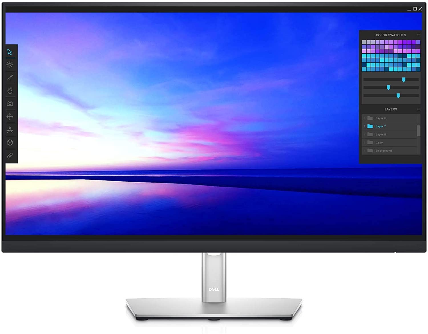 27.0" DELL IPS LED P2721Q Ultrathin Bezel Black (5ms, 1000:1, 350cd, 3840 x 2160, 178°/178°, DisplayPort, HDMI, USB-C (Data, Video, Power), Pivot, Height-adjustable, USB Hub: 2xUSB3.0 + 2xUSB2.0, VESA ) photo 1