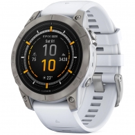 Garmin Epix Pro (Gen 2), 47mm, Sapphire, Titanium with Whitestone Band thumbnav 1