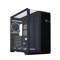 Carcasa 1STPLAYER RT7 / no PSU / Side-Window / 4x120mm / ATX / Black thumbnav 1