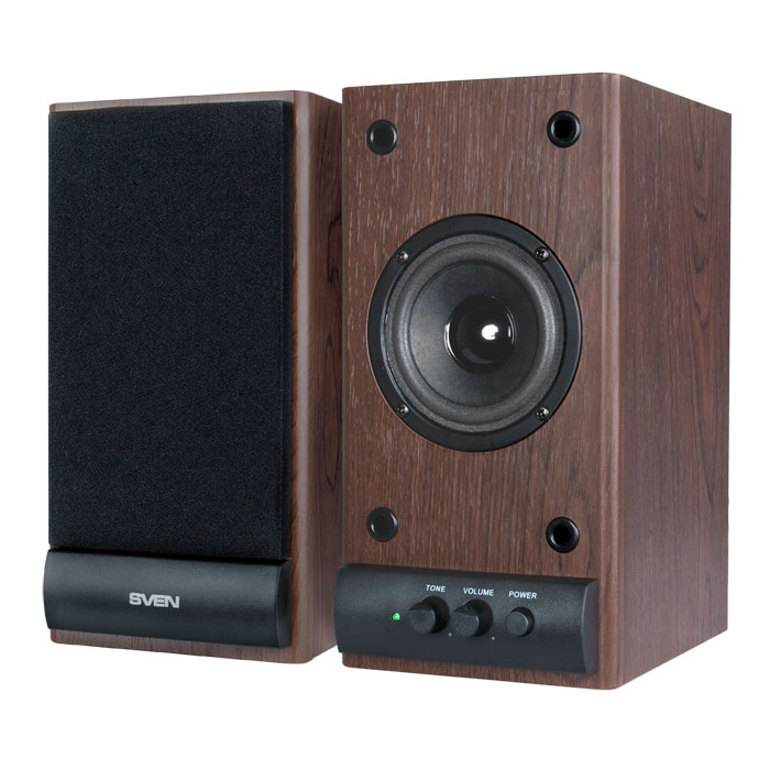 Speakers 2.0 SVEN SPS-609 / 10W RMS / Cherry photo 1