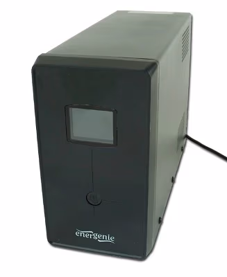 Gembird EnerGenie EG-UPS-033, LCD display, 1200VA / 720W, UPS with AVR, Output sockets: 3 pcs x C13, 2 pc Schuko outlets, USB port