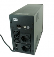 Gembird EnerGenie EG-UPS-033, LCD display, 1200VA / 720W, UPS with AVR, Output sockets: 3 pcs x C13, 2 pc Schuko outlets, USB port thumbnav 2