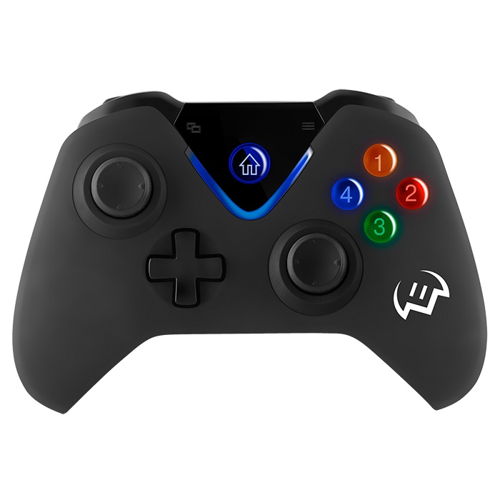 SVEN GC-5070 Wireless Gamepad, Windows, Android, PS3, 2 mini joysticks and 11 buttons, USB, Black photo 1