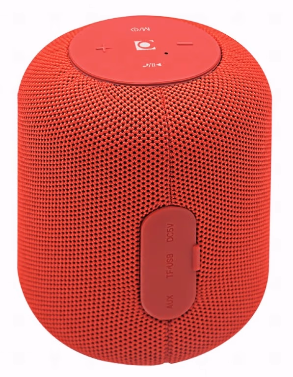 Boxa portabila Gembird SPK-BT-15-R, Red / 5W / Bluetooth / USB / microSD / 1200 mAh