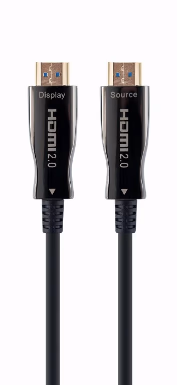 Cablu video Gembird CCBP-HDMI-AOC-50M-02 / Supports 4K UHD resolutions at 60Hz, male-male / 50 m