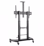 Напольная подставка для телевизора на колесиках 60” - 100”, Gembird ”TVS-100T-02”, Black