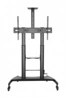 Напольная подставка для телевизора на колесиках 60” - 100”, Gembird ”TVS-100T-02”, Black thumbnav 2