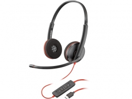 Casti Poly Blackwire 3220 / USB-C/A / Black thumbnav 1