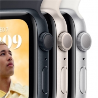 Smart watch Apple Watch SE 2 GPS 44mm Starlight Aluminium Case with Starlight Sport Band - Regular (MNJX3GK/A) thumbnav 3