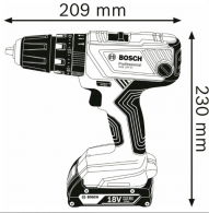 Burghiu cu impact fara fir Bosch GSB 18V-21 Solo thumbnav 2