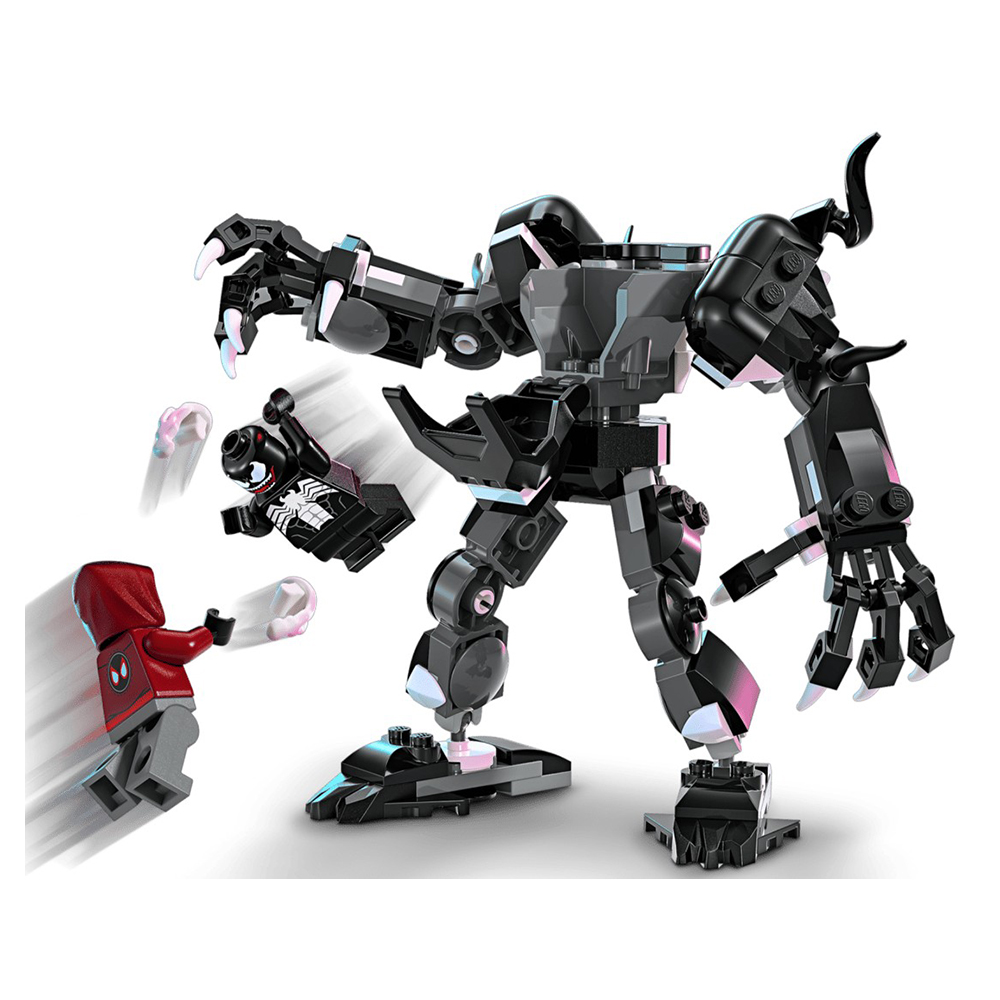 Constructor Lego Marvel Venom Mech Armor vs. Miles Morales 76276 de la 6+ ani photo 4