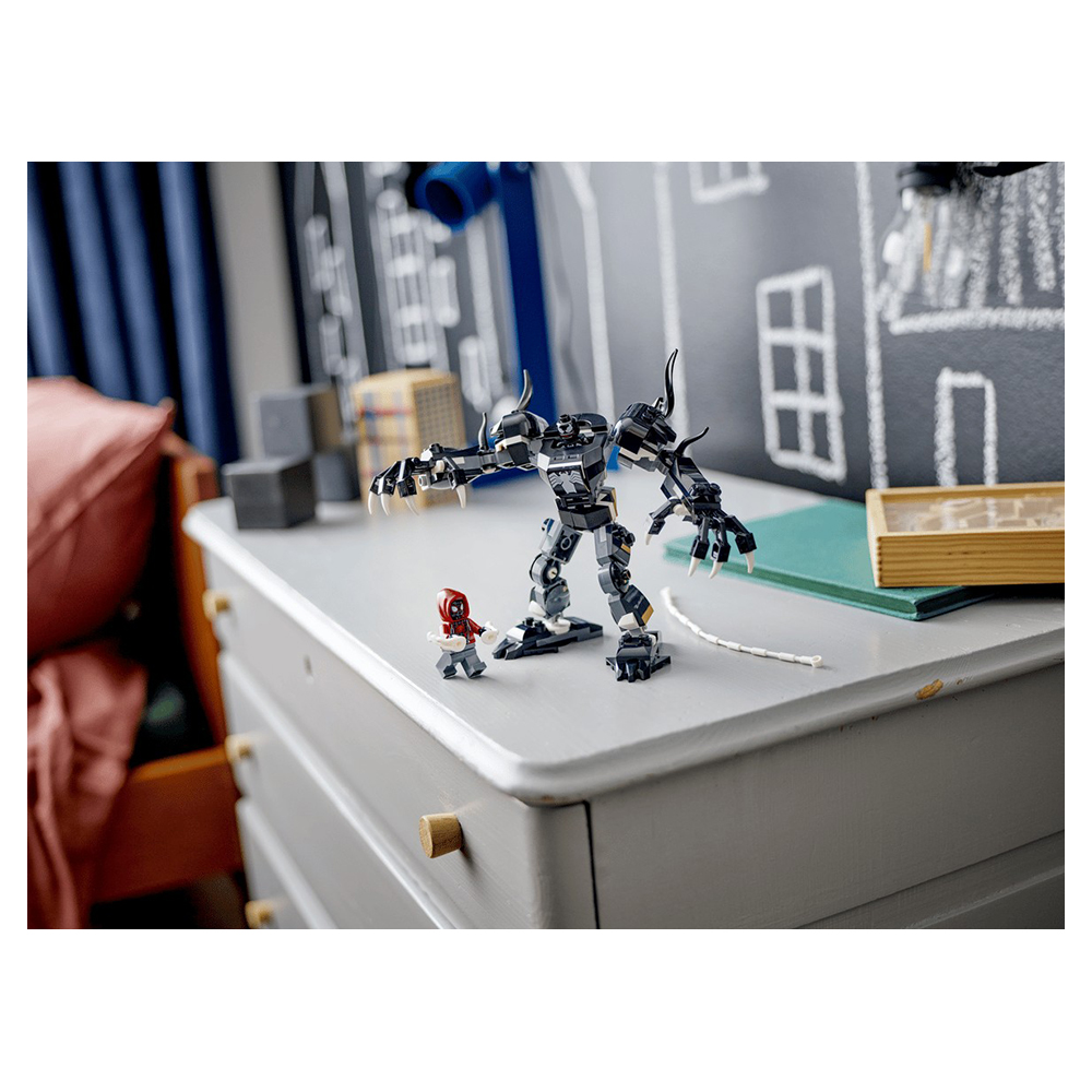 Constructor Lego Marvel Venom Mech Armor vs. Miles Morales 76276 de la 6+ ani photo 7