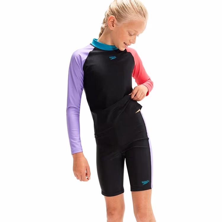 Costum de baie Speedo COLBL LS SP TOP & SHT 