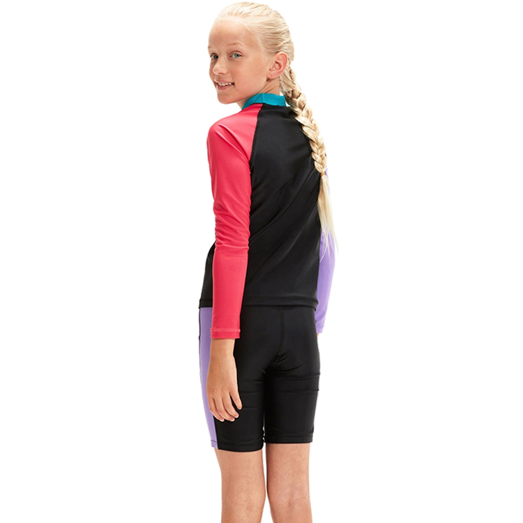 Costum Speedo COLBL LS SP TOP & SHT / Femei / Mărime 152 / Negru photo 3