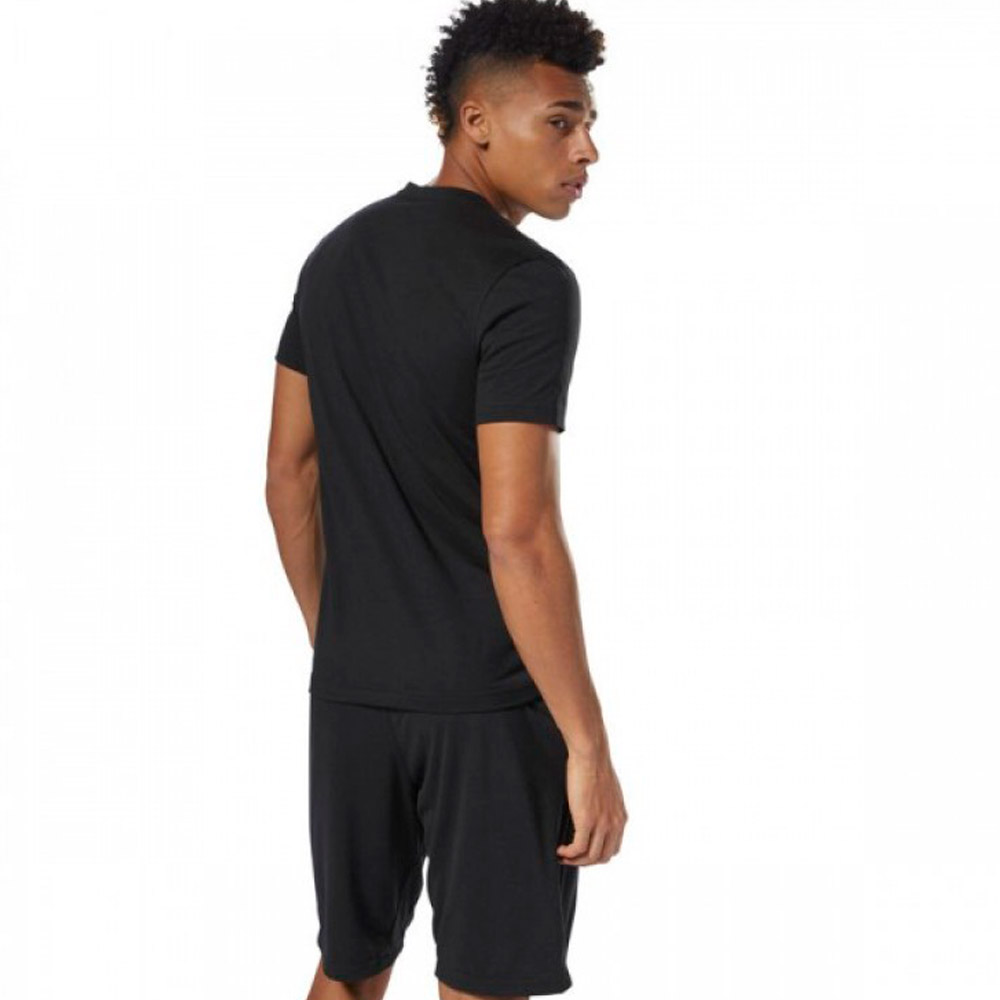 Tricou bărbătesc Reebok QQR-Linear Read L Negru photo 3