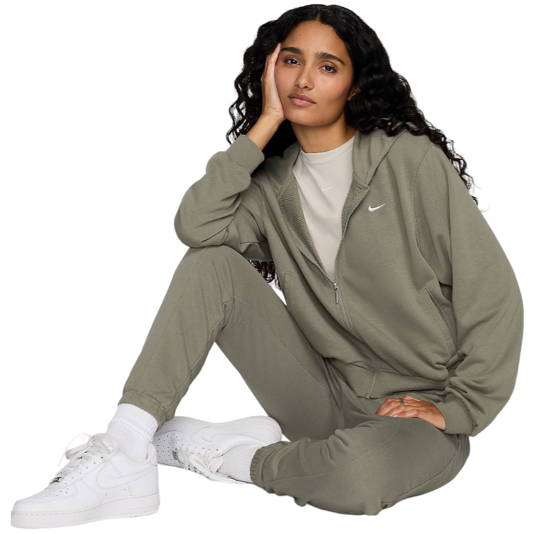 Толстовка Nike W NSW CHLL FT FZ HDY M Зеленый Женский photo 5