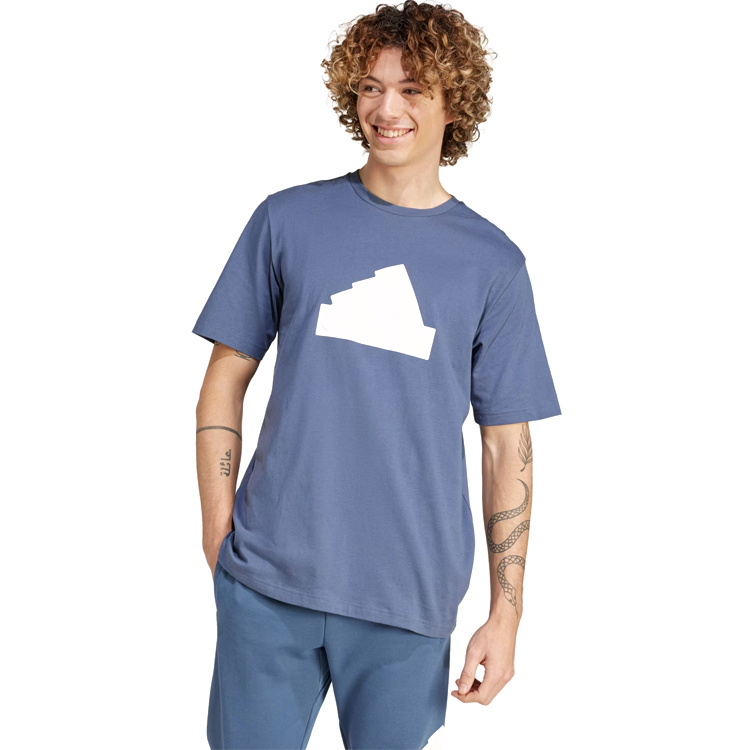 Tricou bărbătesc Adidas M FI BOS T S Albastru photo 5