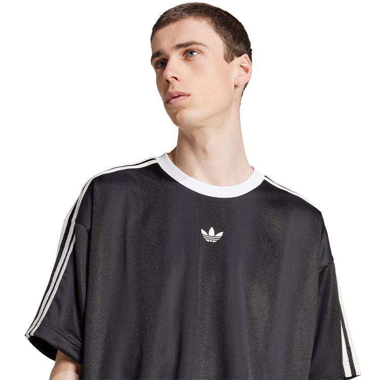 Tricou bărbătesc Adidas JACQUARD JERSEY XS Negru photo 4