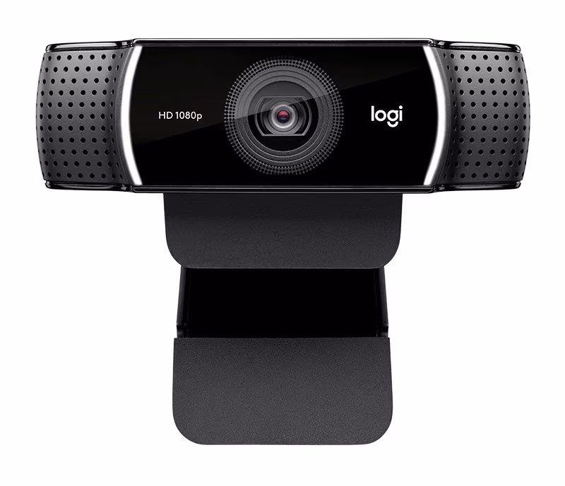 Logitech Webcam C922 Pro Stream - 1080p/30 fps - 720p/60 fps, Autofocus, FULL STEREOPHONICS 