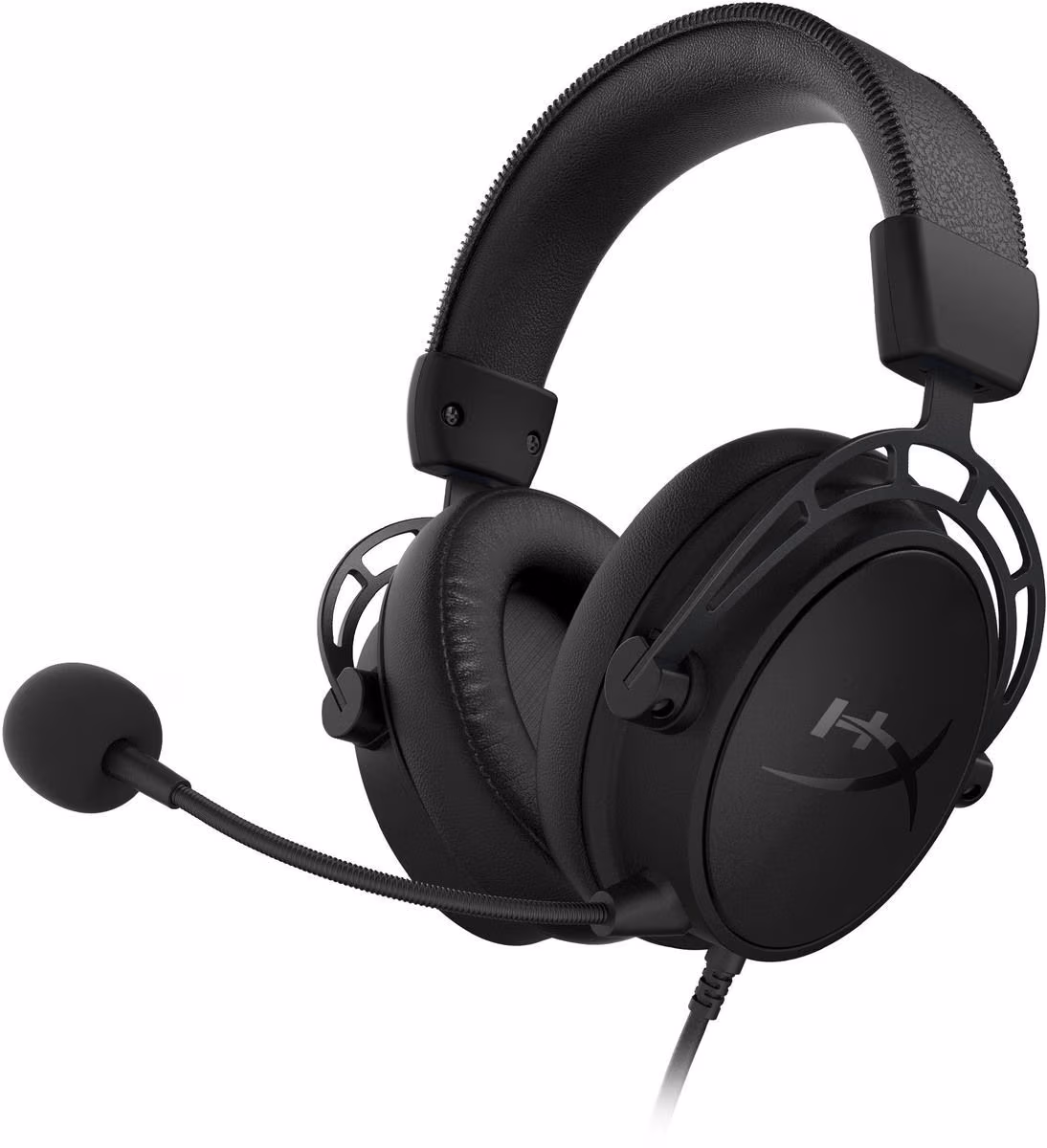 Headset  HyperX Cloud Alpha S Blackout, Black, Solid aluminium build, Microphone: detachable, Frequency response: 13Hz–27,000 Hz, Detachable headset braided cable length:1m+2m extension, Dual Chamber Drivers, 3.5 jack, Virtual 7.1 surround sound