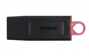 256GB USB3.2  Kingston DataTraveler Exodia Black/Teal, (Read 100 MByte/s, Write 12 MByte/s)