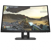23.6" HP VA LED X24c Curved Gaming Black (4ms, 3000:1, 300cd, 1920x1080, 178°/178°, Refresh Rate 144Hz, HDMI, DisplayPort, Curveture 1500R, AMD Freesync, Height adjustment, VESA) thumbnav 1