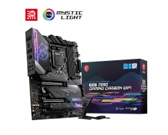 MSI MPG Z590 GAMING CARBON WIFI, Socket 1200, Intel® Z590 (11/10thGenCPU), 16+2Phases, Dual 4xDDR4-5333, CPU Intel iGPU, HDMI, DP, 3xPCIeX16 4.0, 6xSATA3, RAID, 3xM.2 4.0, 2xPCIeX1, ALC4080, SPDIF, 2.5GbE LAN, WiFi6/BT, 5xUSB3.2 Gen2 (Type-C+A), 4xUSB3.2, thumbnav 1
