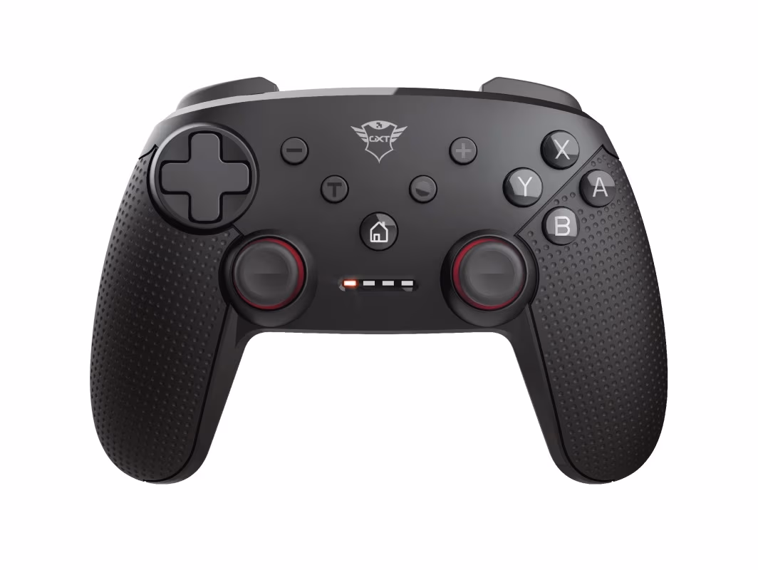 Trust GXT 1230 MUTA Wireless gamepad for PC and Nintendo Switch, with motion controls and vibration feedback, Black 