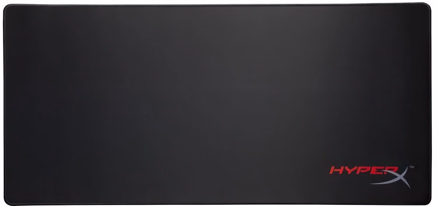 HYPERX FURY S XL Gaming Mousepad, Natural Rubber, Size 900mm x 420mm x 3.5 mm, Seamless, Stitched edges, Densely woven surface for accurate optical tracking, Compatible with optical or laser mice, Black