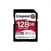 Card de memorie SD Kingston Canvas React Plus V90/ UHS-II/ 300MBps/ 128GB