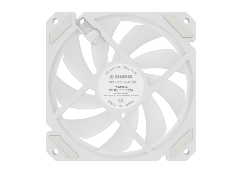 Кулер для корпуса XILENCE Performance A+ Series ”XPF120R.W.ARGB”/ 600-1500rpm/ <18~29dBa/ 63.53CFM photo 6