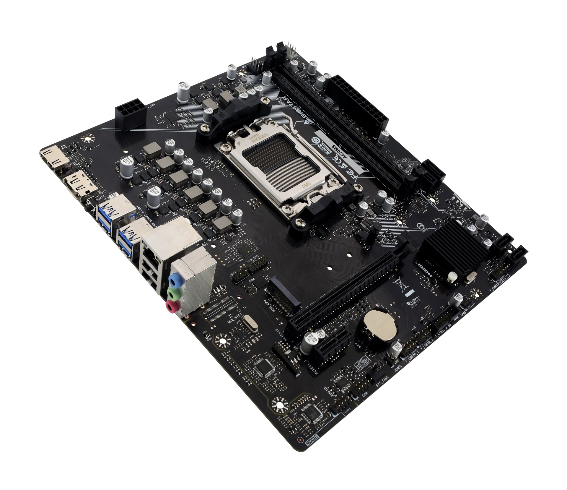 Материнская плата BIOSTAR A620MS / AM5 / A620 / DDR5 / mATX photo 3