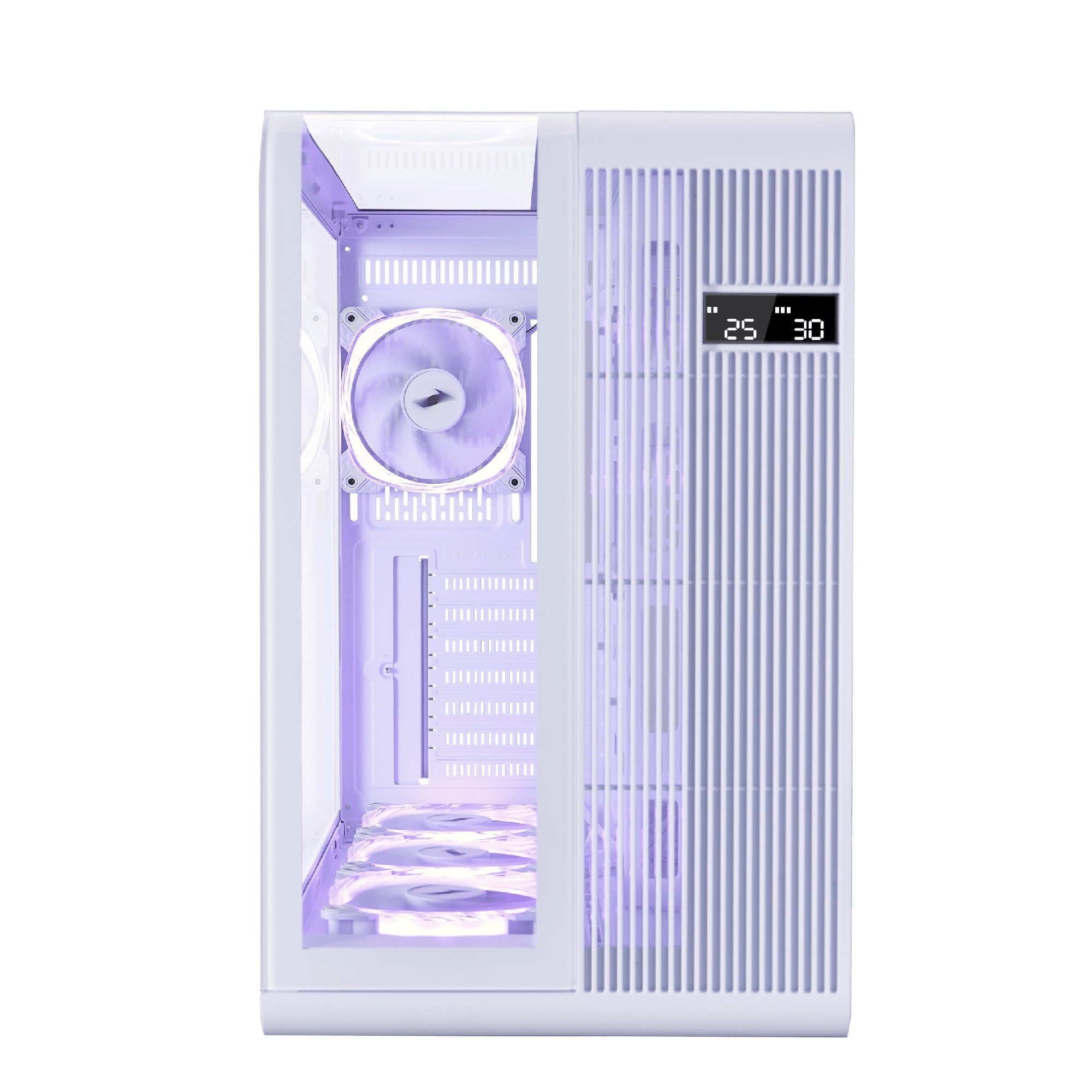 Carcasa 1STPLAYER RT7 / no PSU / Side-Window / 4x120mm / ATX / White photo 2