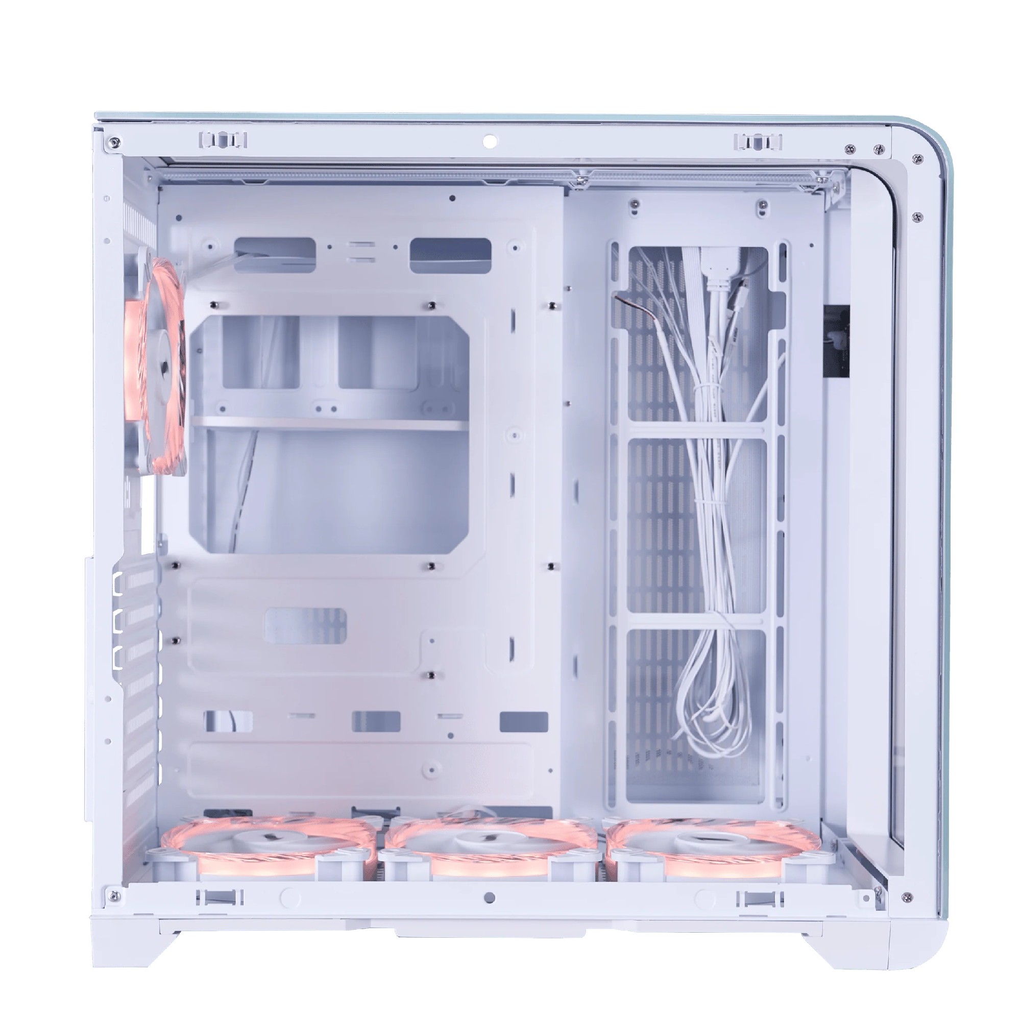Carcasa 1STPLAYER RT7 / no PSU / Side-Window / 4x120mm / ATX / White photo 5