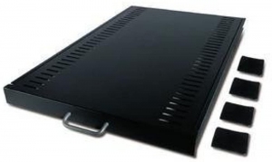 APC Sliding Shelf 100lbs/45.5kg Black thumbnav 1