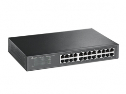 TP-LINK TL-SG1024D  24-port Gigabit Switch, Gigabit Desktop/Rachmount Switch, 24 10/100/1000M RJ45 ports, 13-inch steel case thumbnav 2