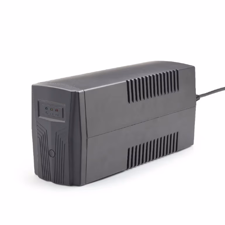 UPS EnerGenie EG-UPS-B650 / 650VA / 390W / 2 x Schuko sockets / Black 